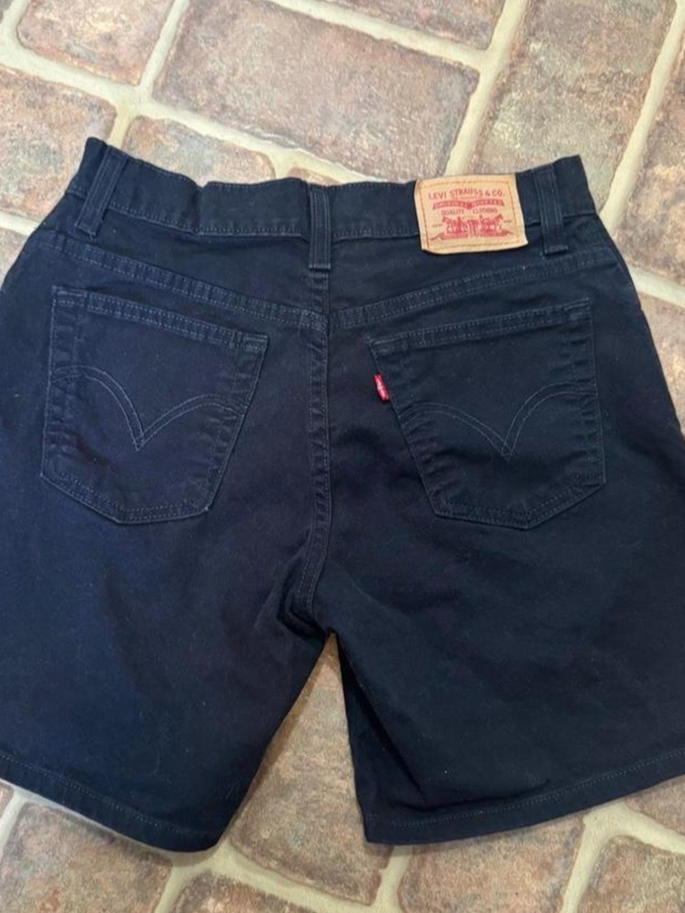 Levi's women vintage y2k Black Denim Shorts